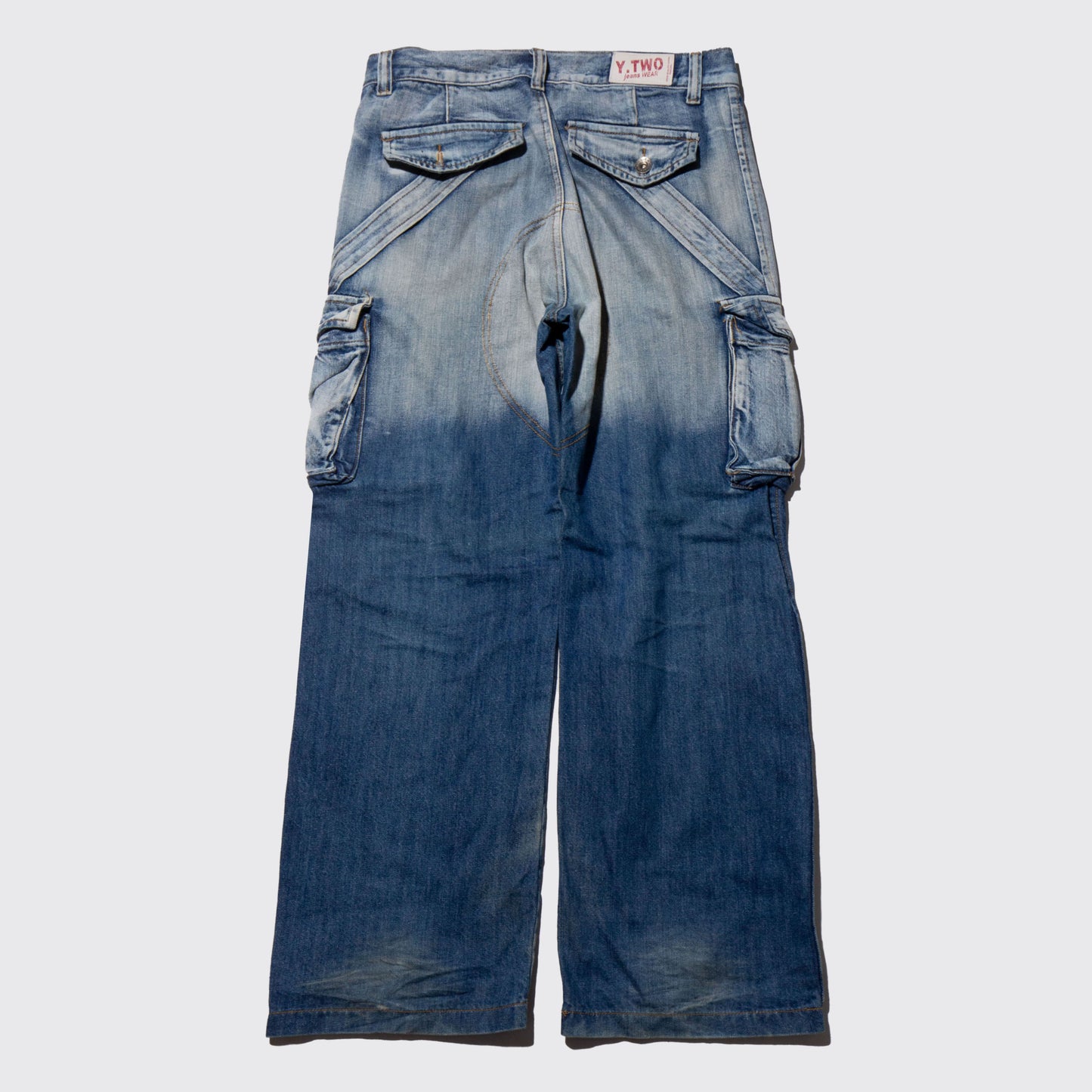 vintage y.two back stage cargo wide jeans