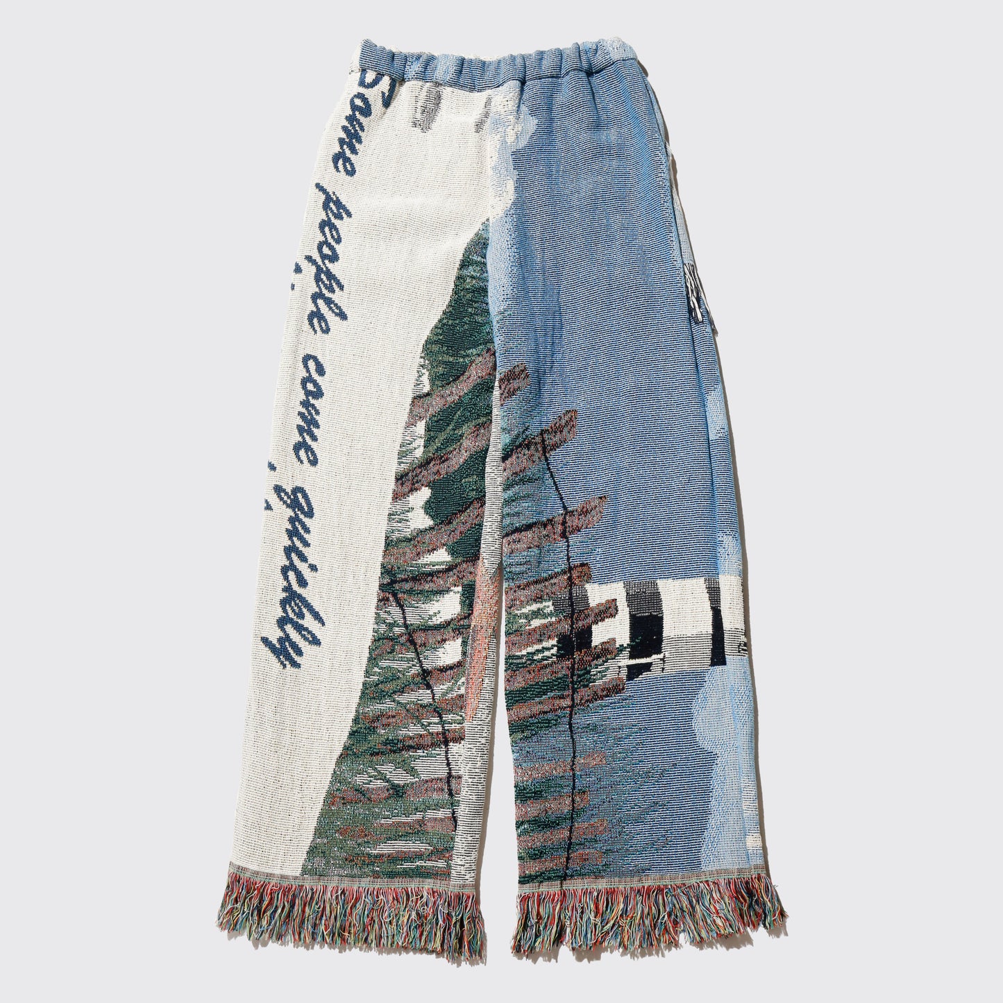 *one-off rug wide trousers