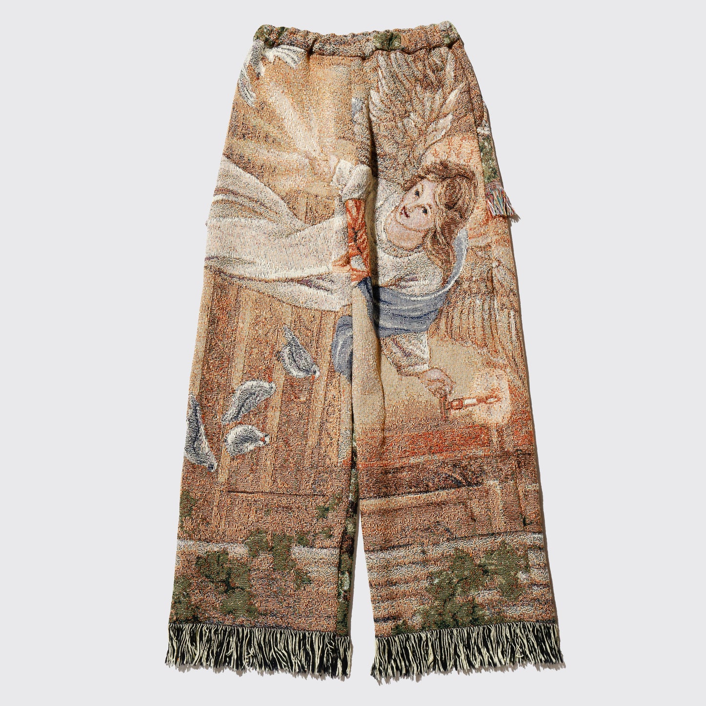 *one-off rug wide trousers