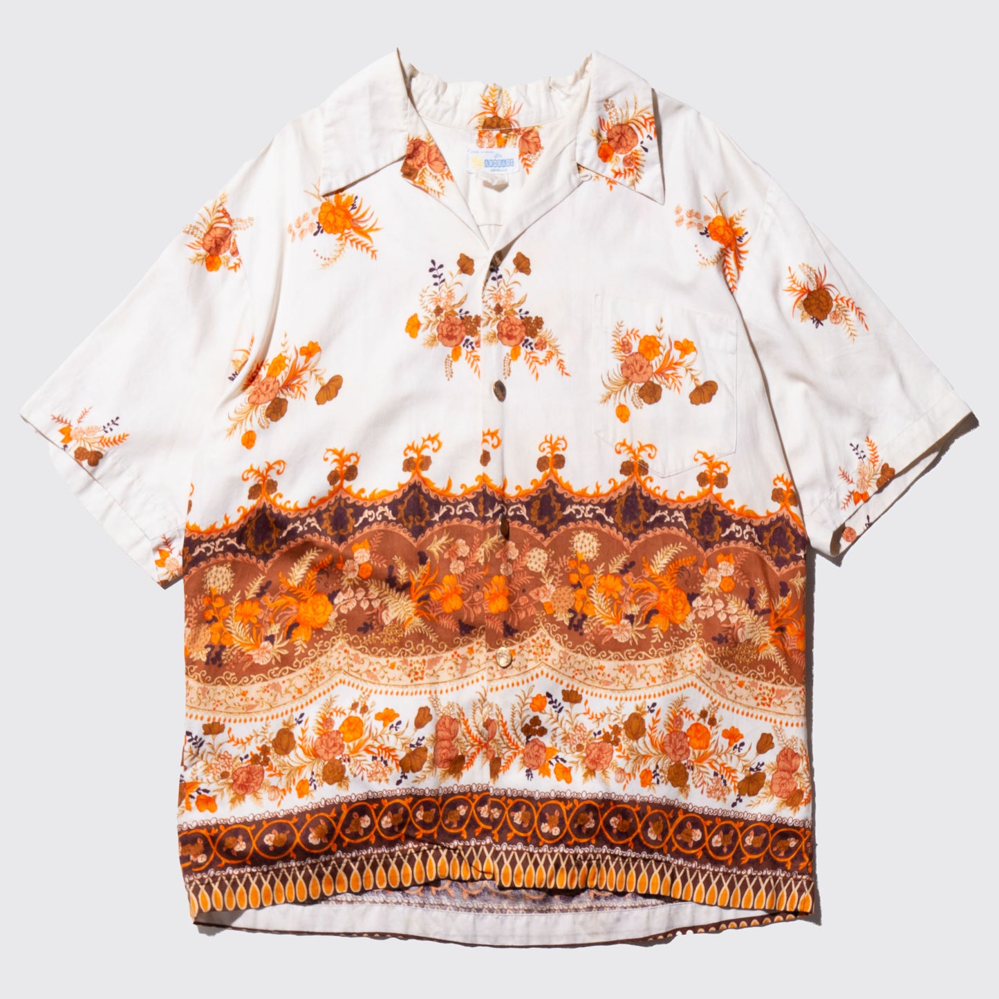 vintage oriental Hawaiian shirt
