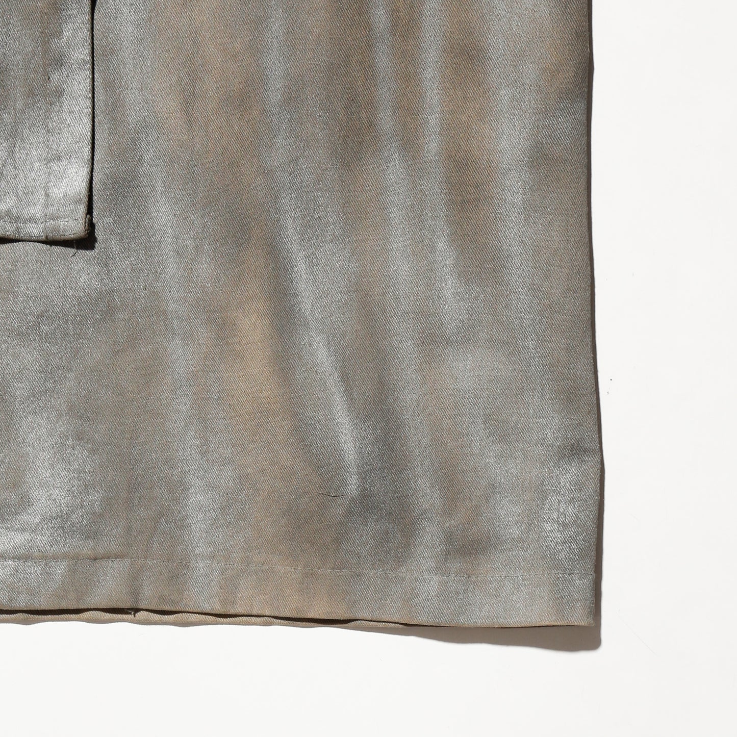 *one-off metalic duster coat