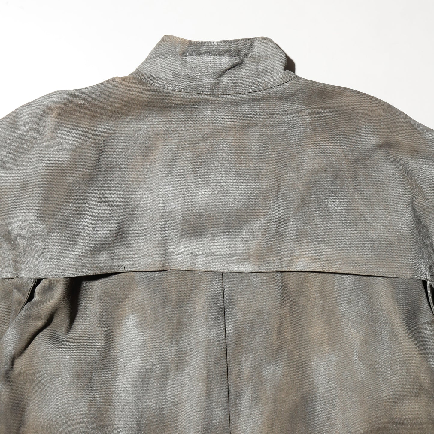 *one-off metalic duster coat