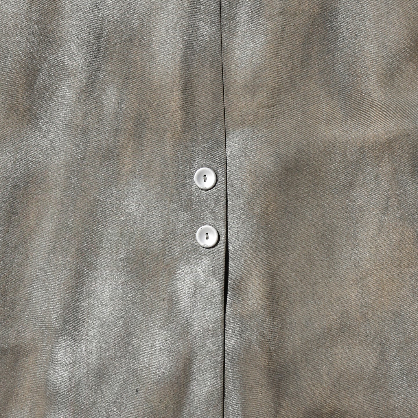*one-off metalic duster coat
