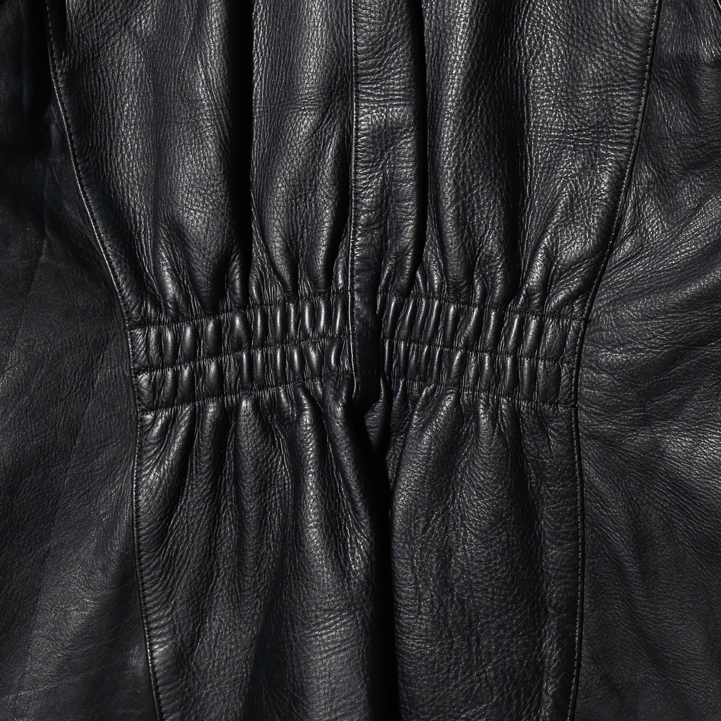 vintage western single leather jacket