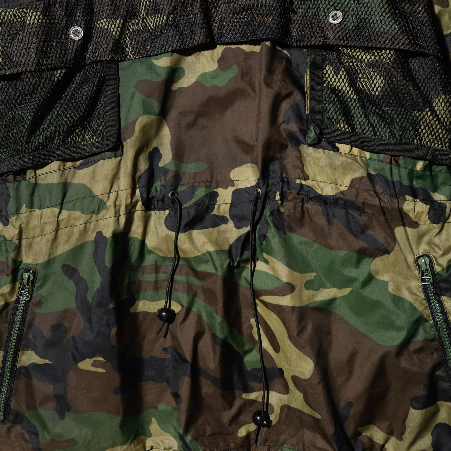 vintage 90's bootleg camo nylon anorack