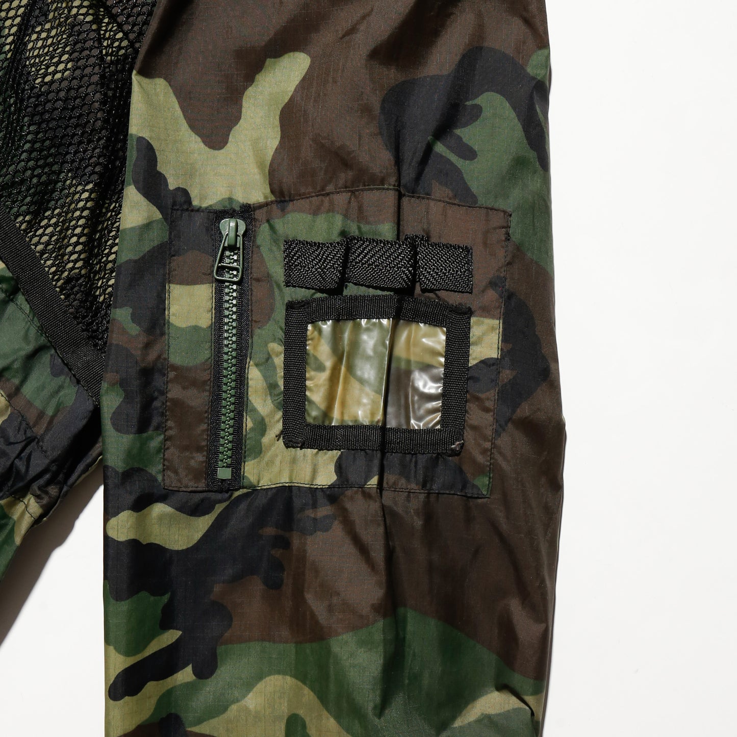 vintage 90's bootleg camo nylon anorack