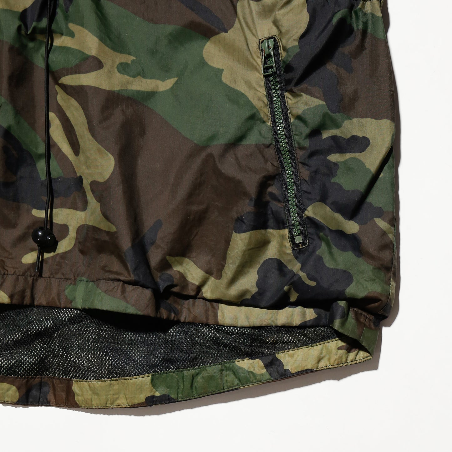 vintage 90's bootleg camo nylon anorack