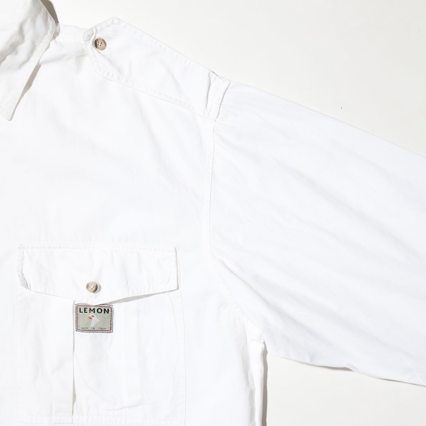 vintage euro epolet loose shirt