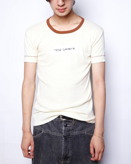 "TEEN SMOKER" vintage reprint t-shirt