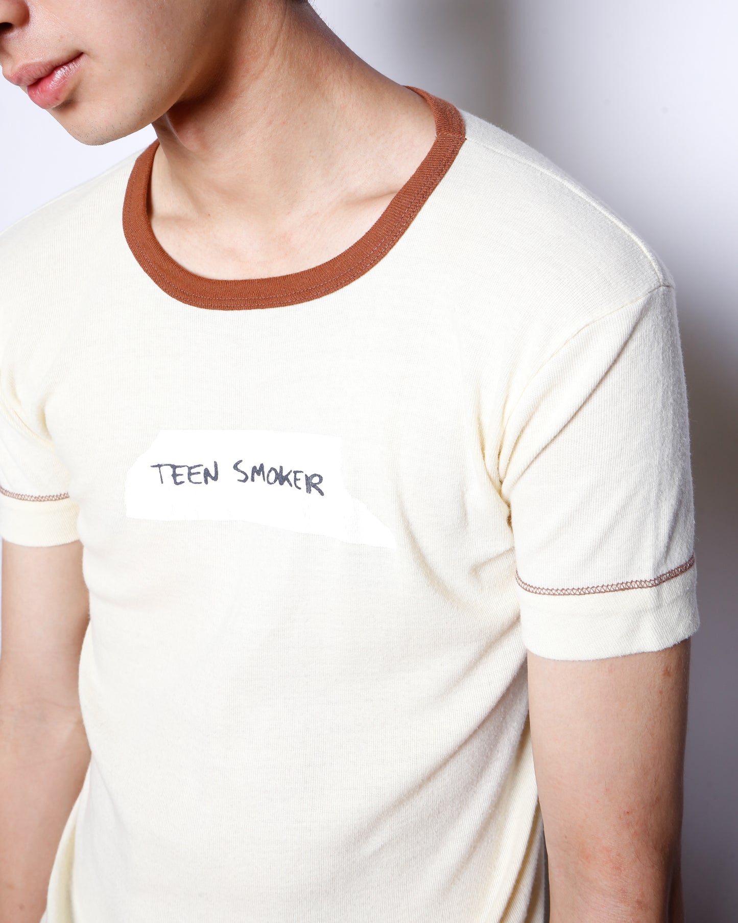 "TEEN SMOKER" vintage reprint t-shirt