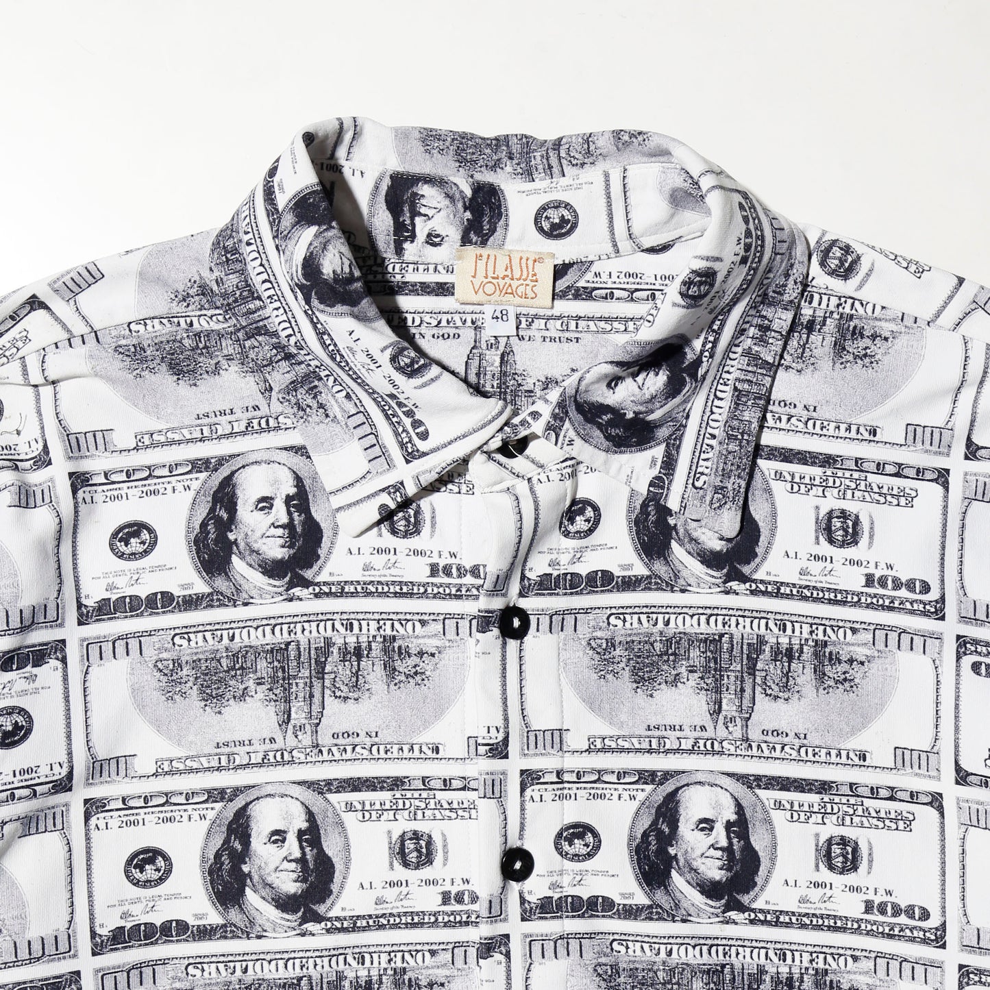 vintage $100 bills shirt