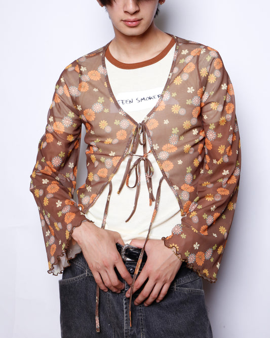 vintage flower shees bolero
