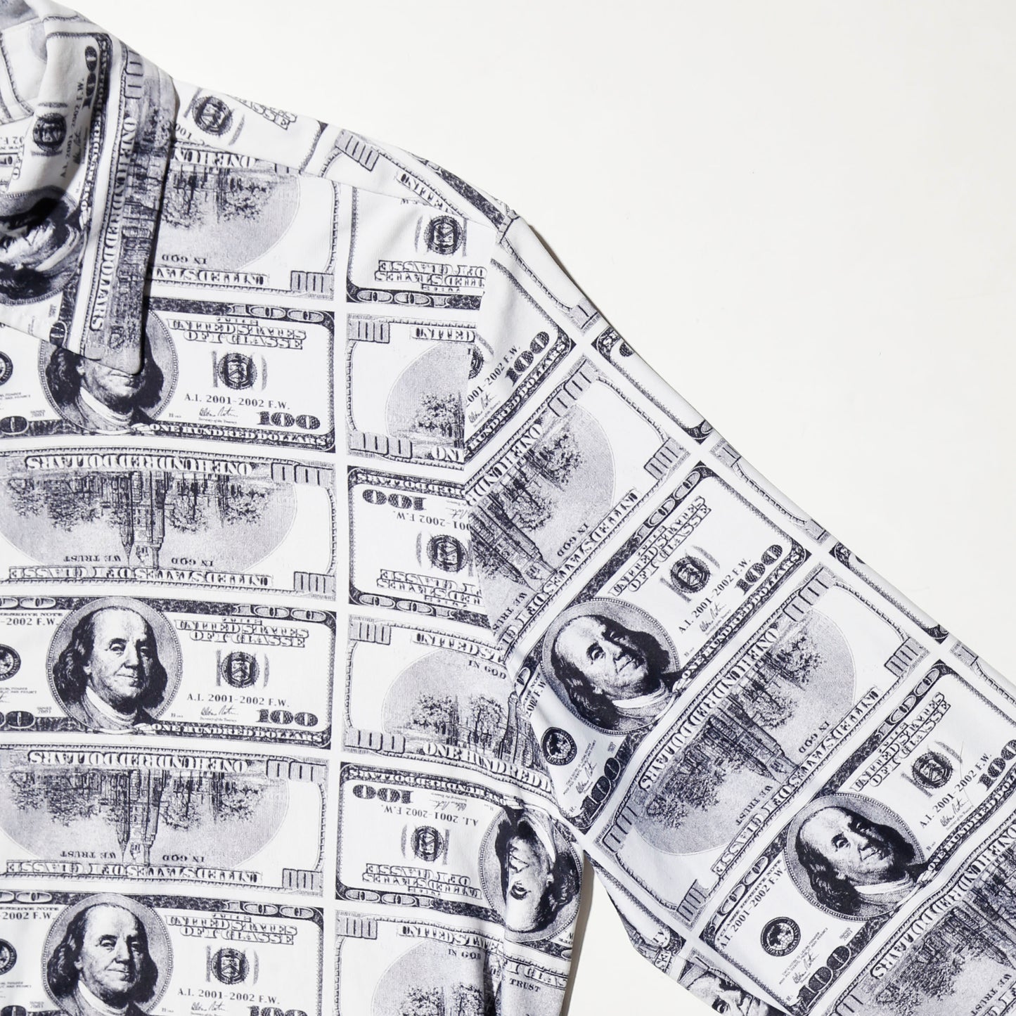 vintage $100 bills shirt