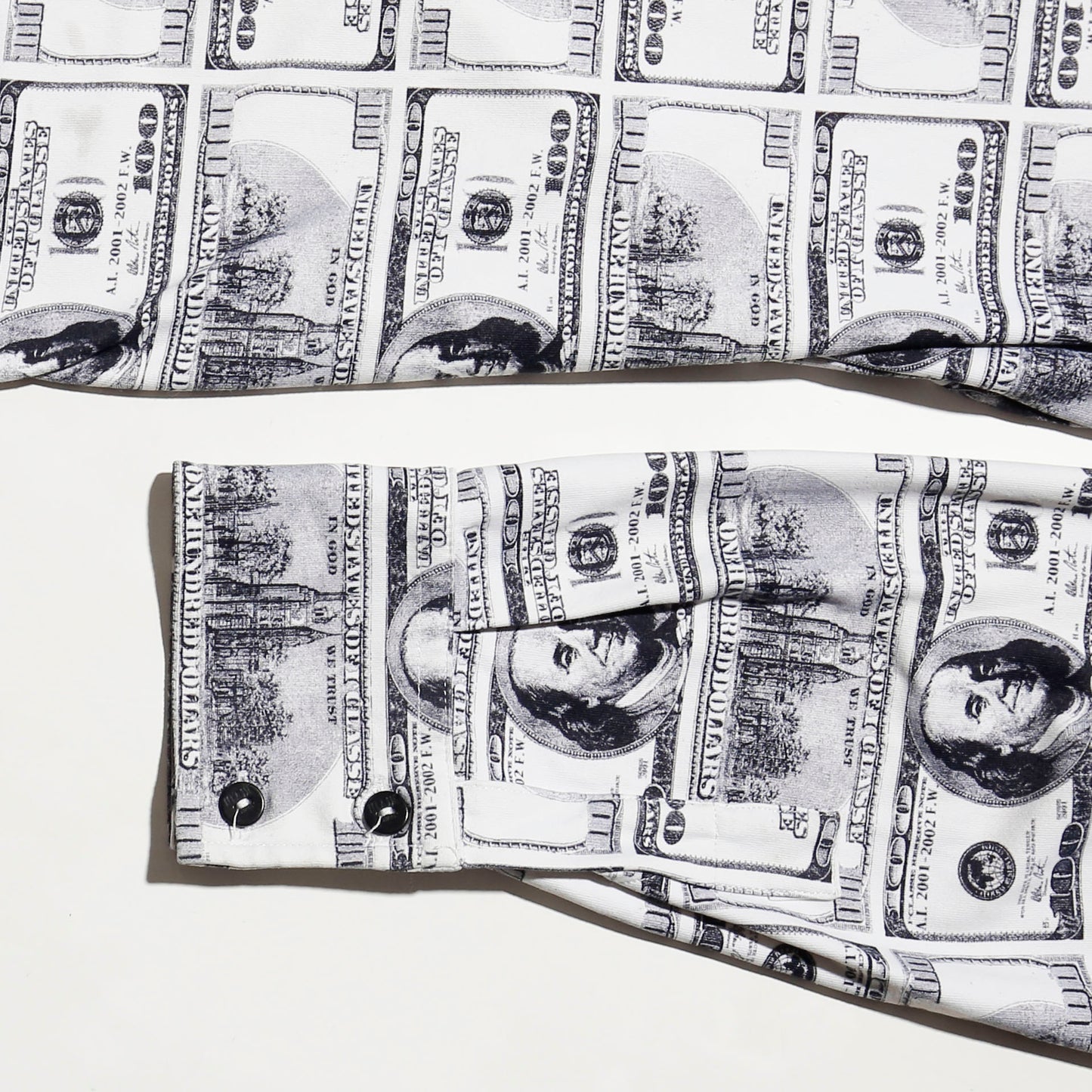 vintage $100 bills shirt