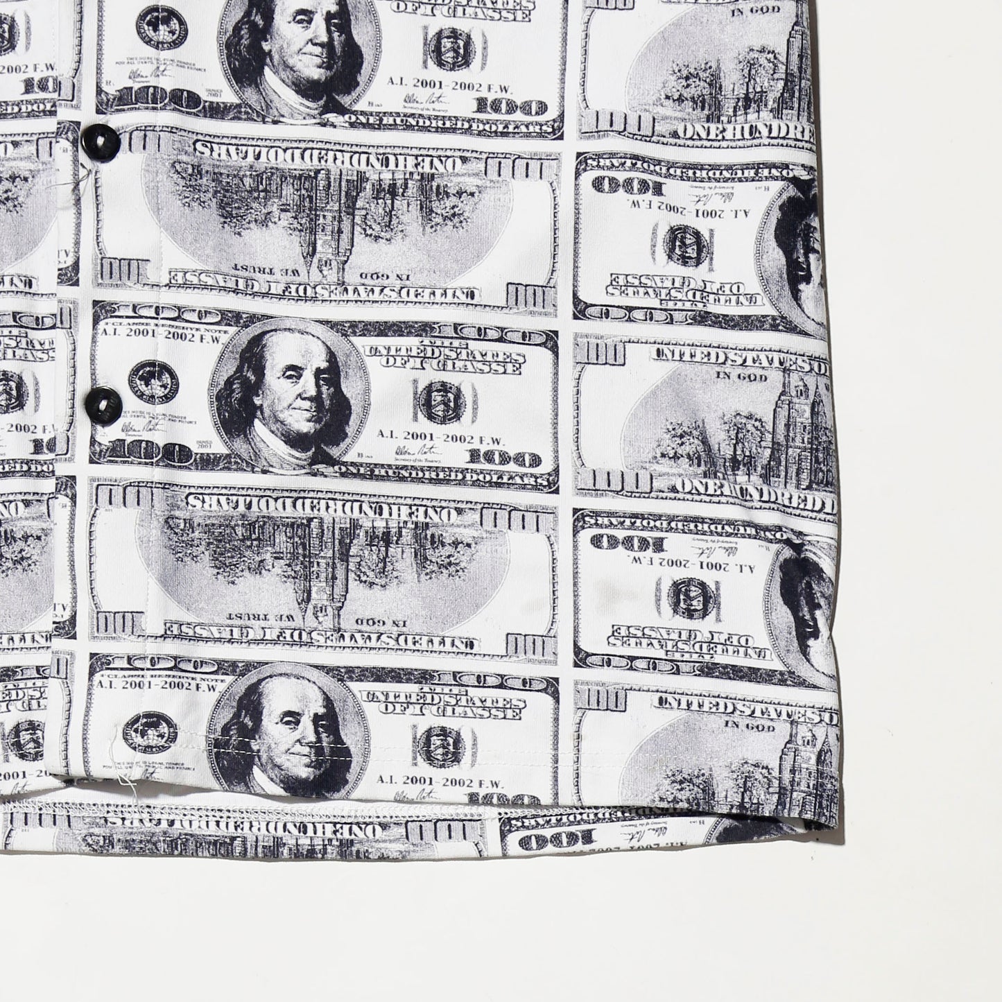 vintage $100 bills shirt