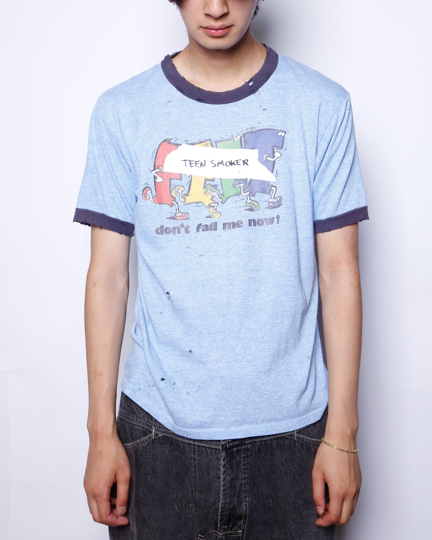 "TEEN SMOKER" vintage reprint t-shirt