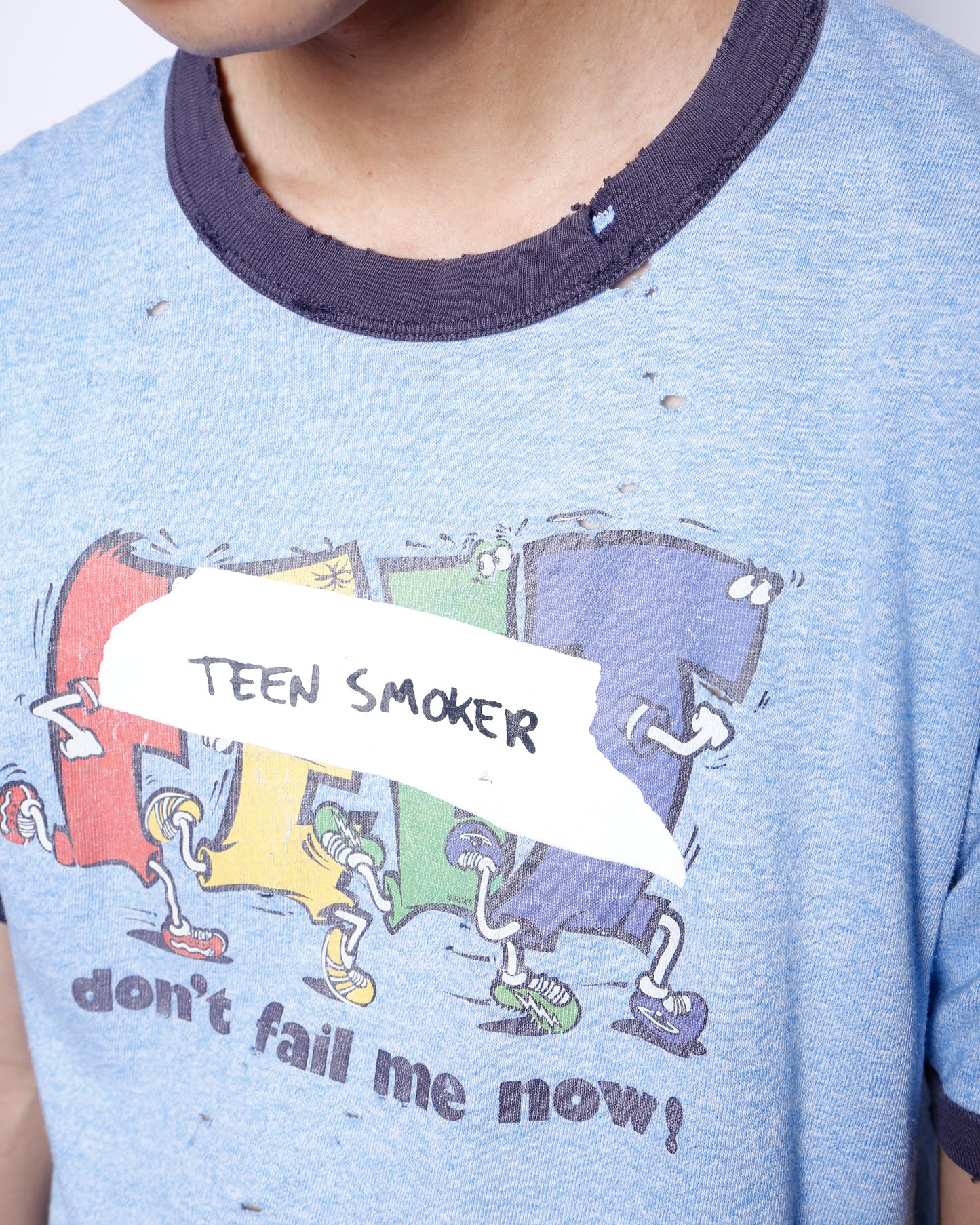 "TEEN SMOKER" vintage reprint t-shirt