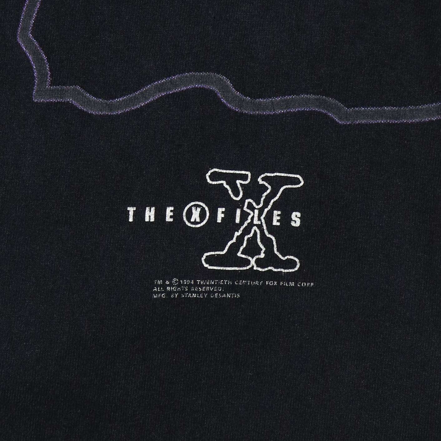 vintage 1994's stanley desantis the X-file thunder t-shirt