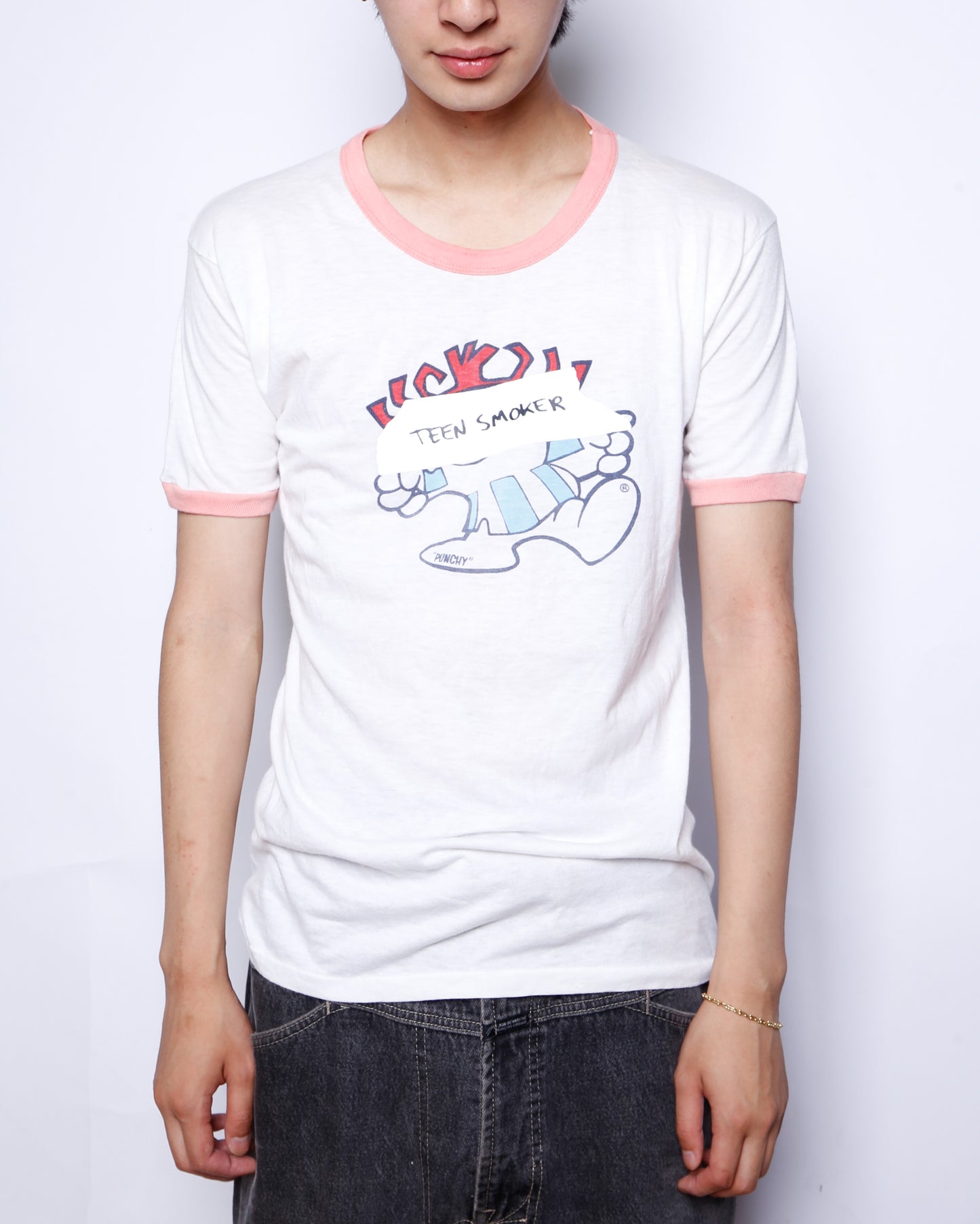 "TEEN SMOKER" vintage reprint t-shirt