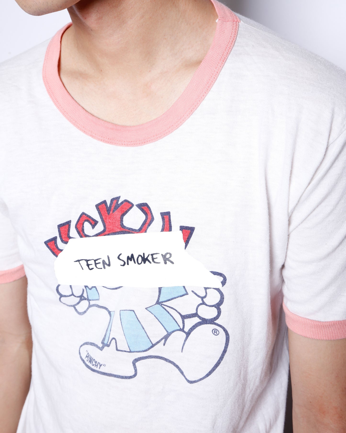 "TEEN SMOKER" vintage reprint t-shirt