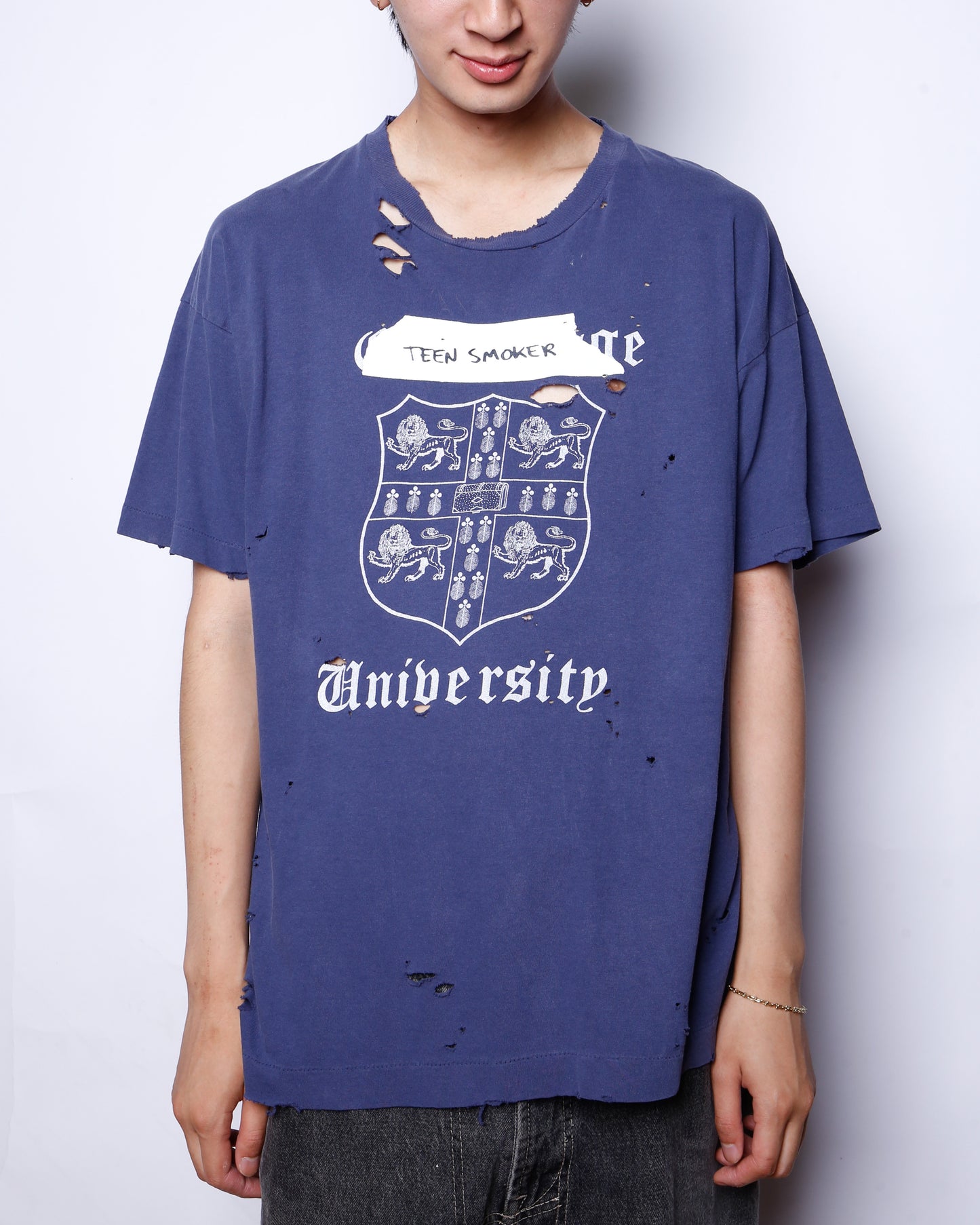 "TEEN SMOKER" vintage reprint t-shirt
