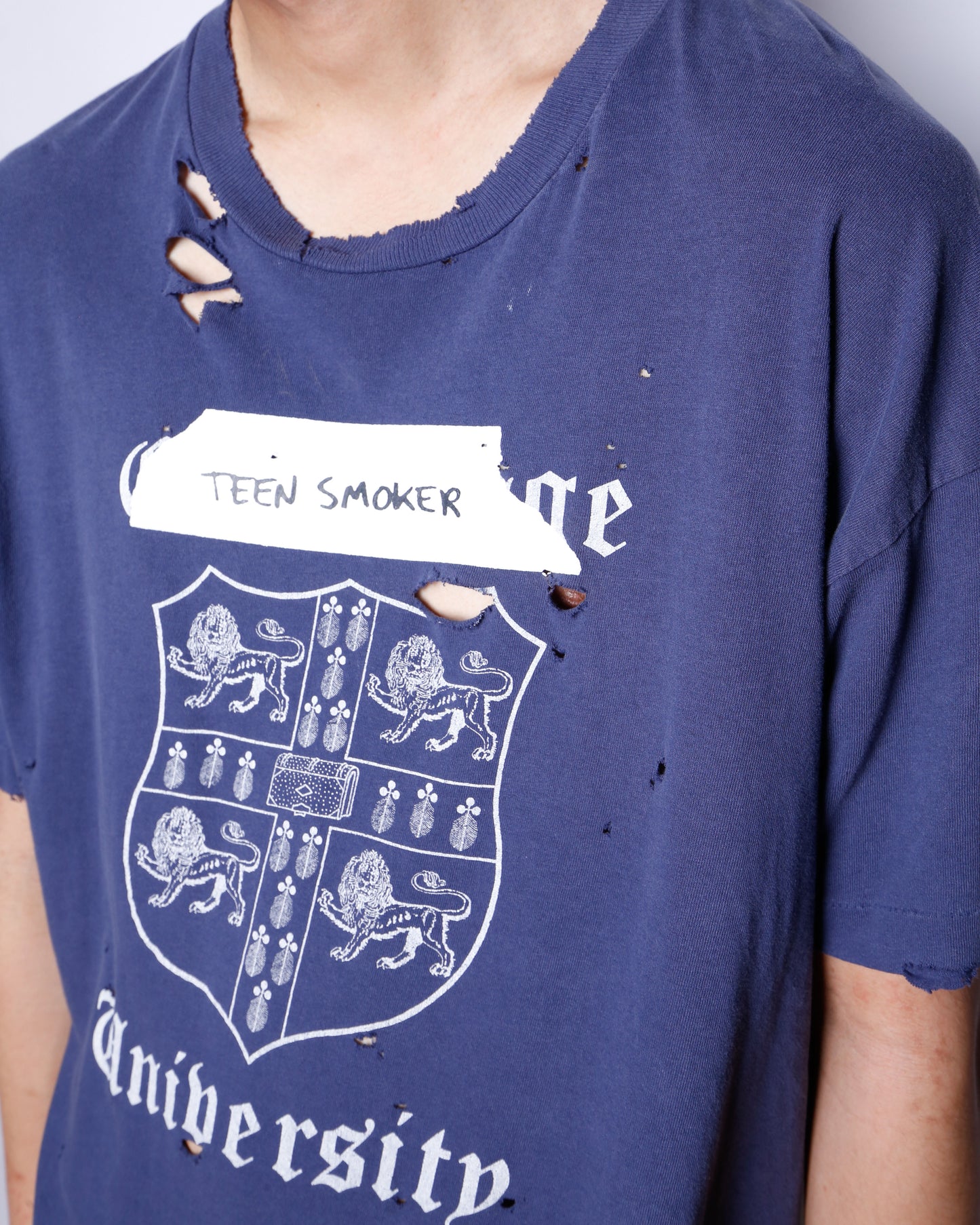 "TEEN SMOKER" vintage reprint t-shirt