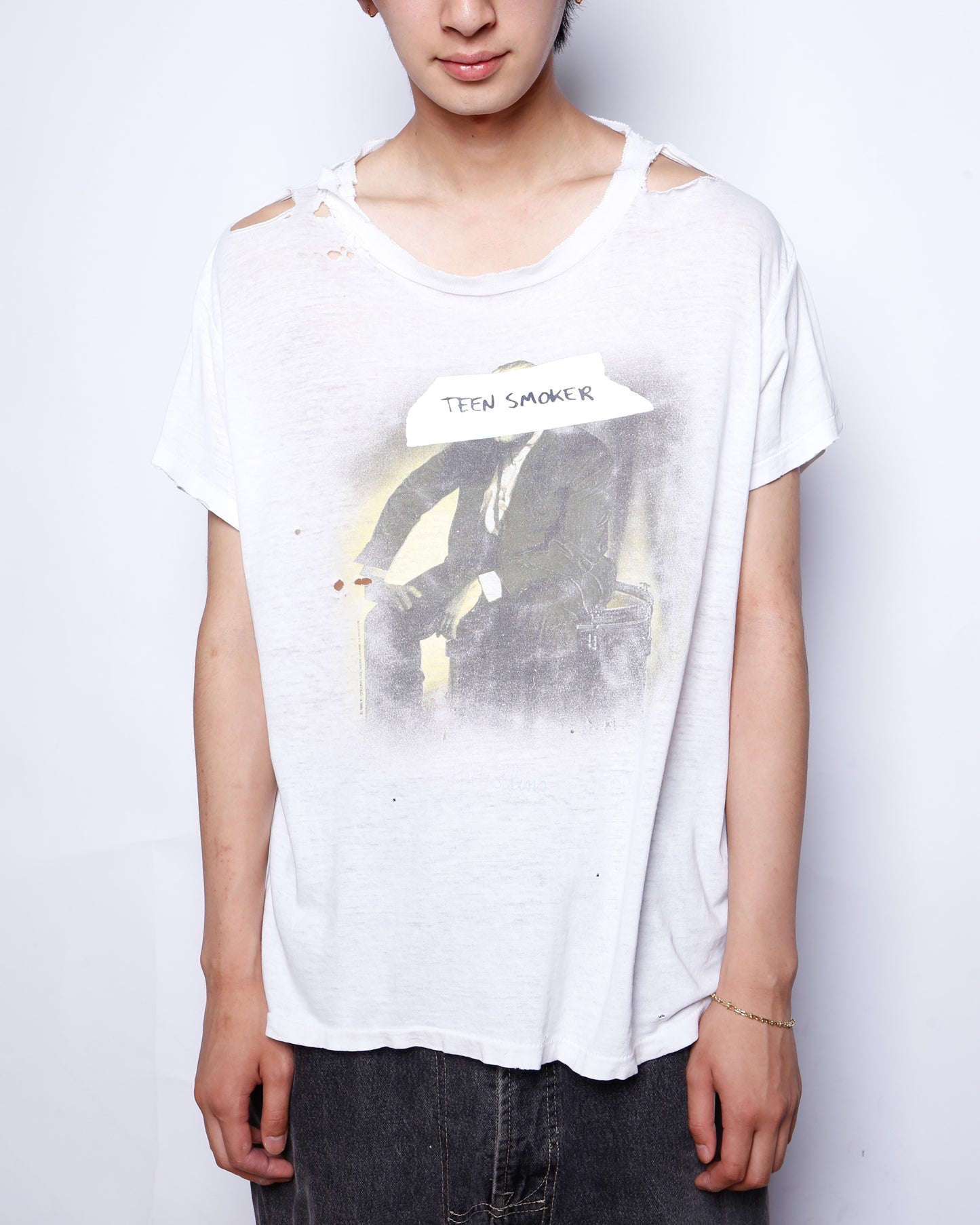 "TEEN SMOKER" vintage reprint t-shirt