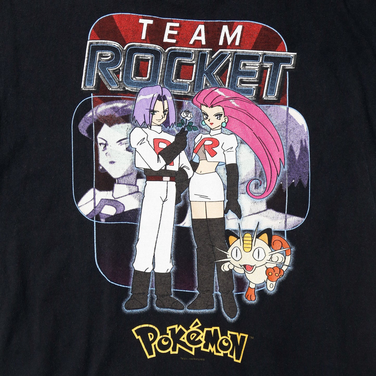 vintage 1999’s Pokemon team rocket t-shirt