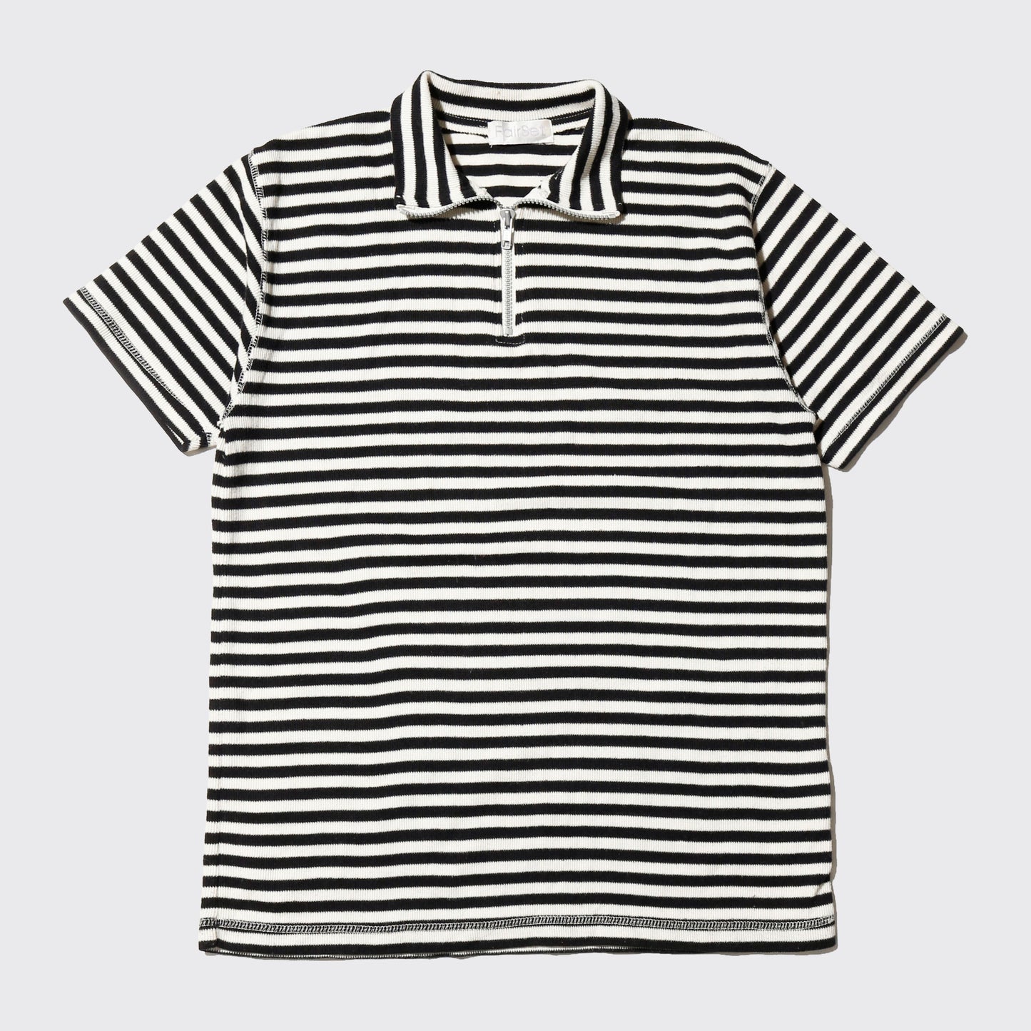 vintage half zip border h/s