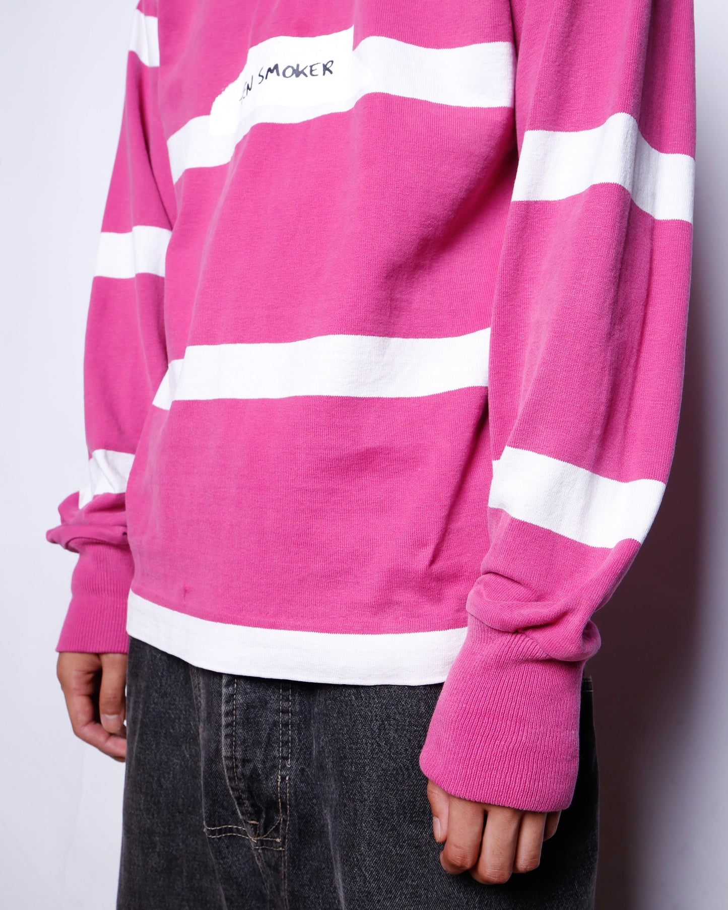 "TEEN SMOKER" vintage reprint rugger shirt