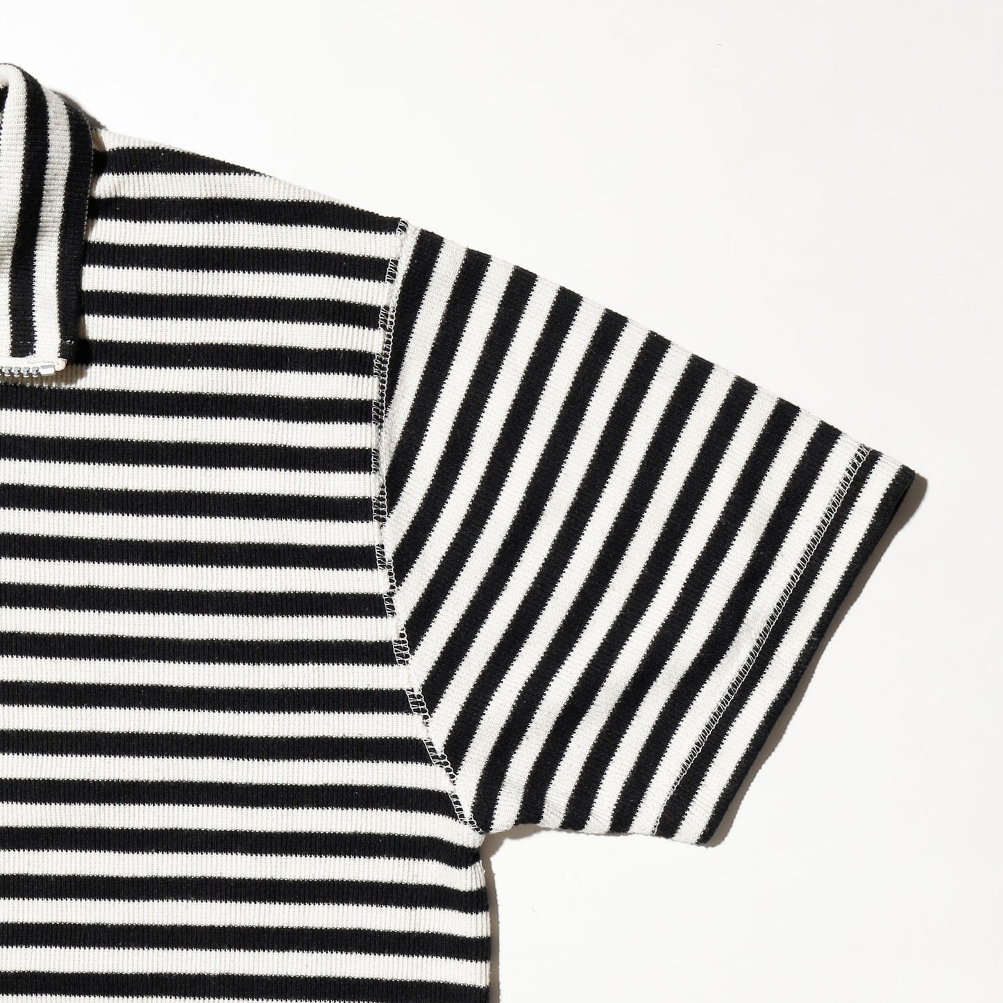 vintage half zip border h/s