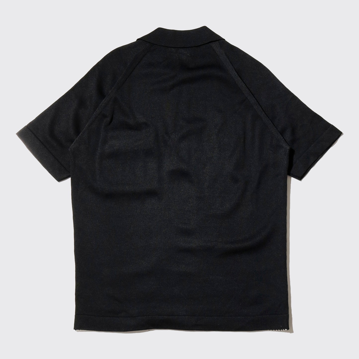 vintage textured stripe polo h/s