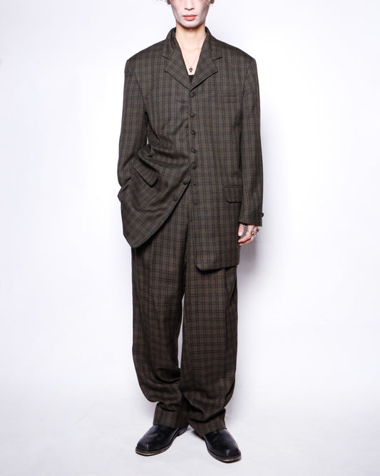 vintage check zoot set up