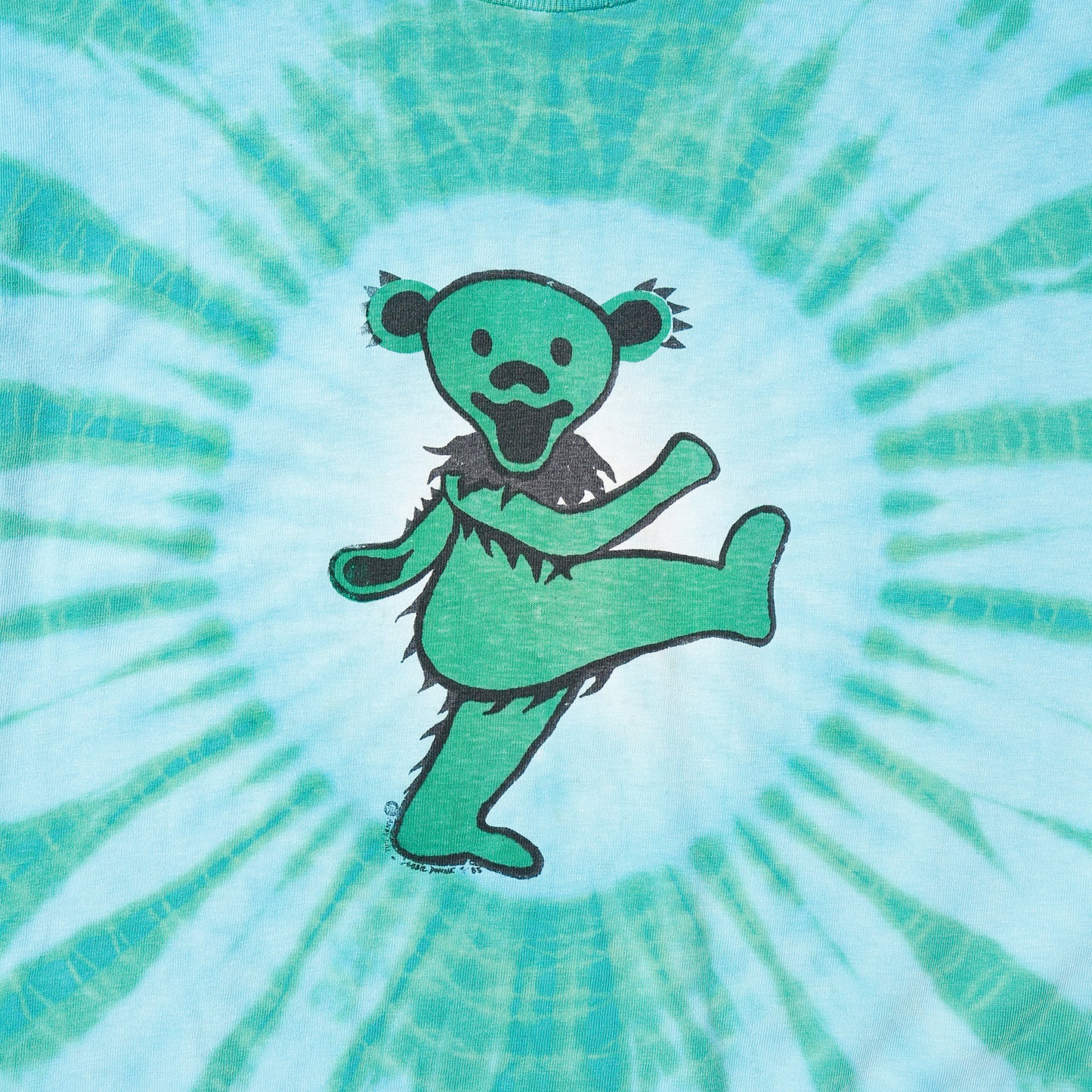 vintage 80’s Greatful Dead dancing bear dyed t-shirt