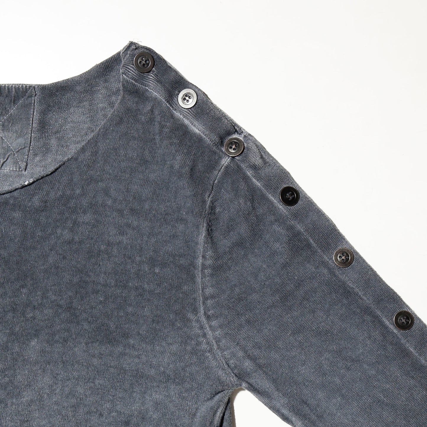 vintage acid button sleeve cut sew