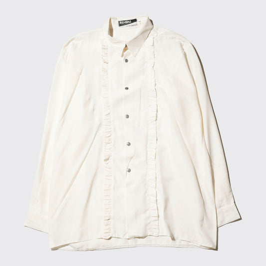 vintage ruffle line shirt