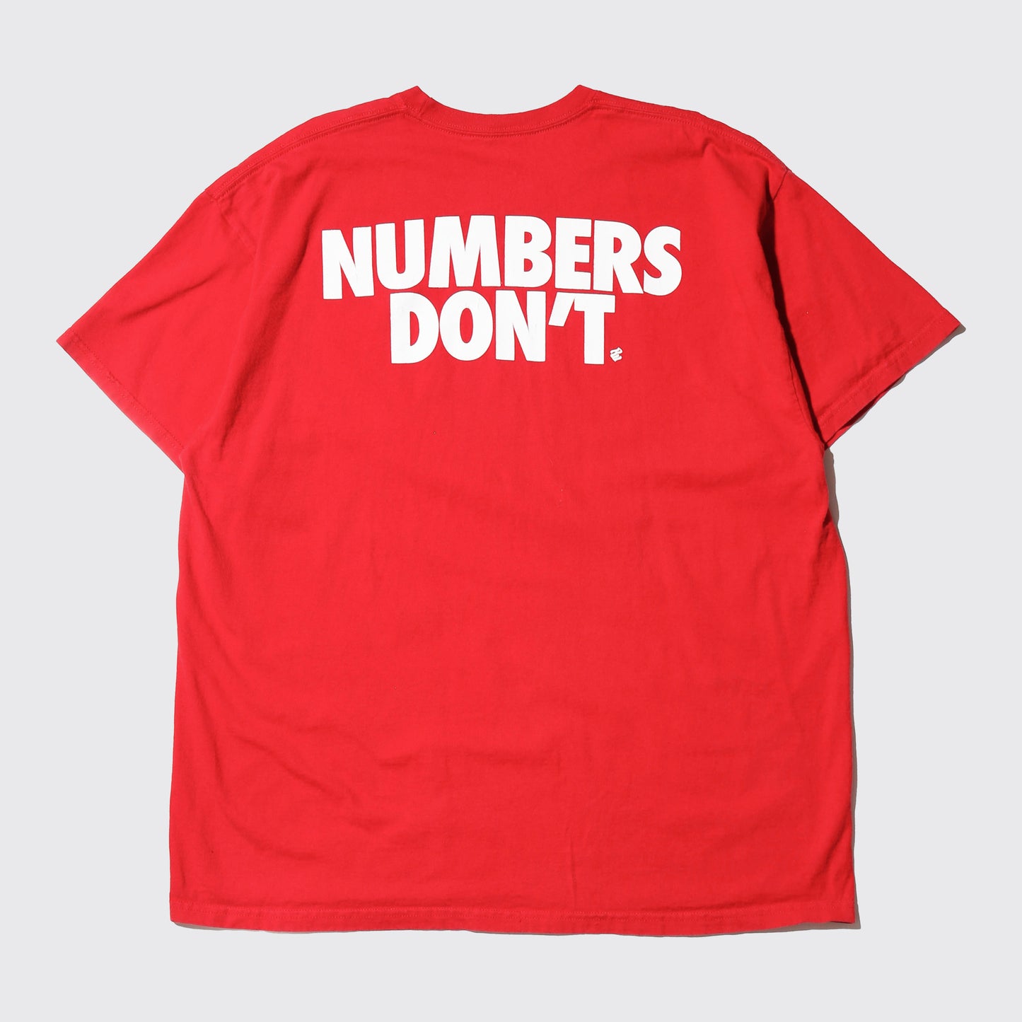 vintage 00’s rocawear “rappers lie / numbers don’t” t-shirt