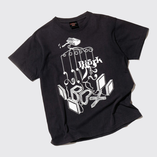 vintage 00's björk "live box" t-shirt