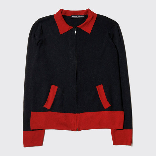 vintage 90's Mary Jane Marcasiano 2tone knit jacket