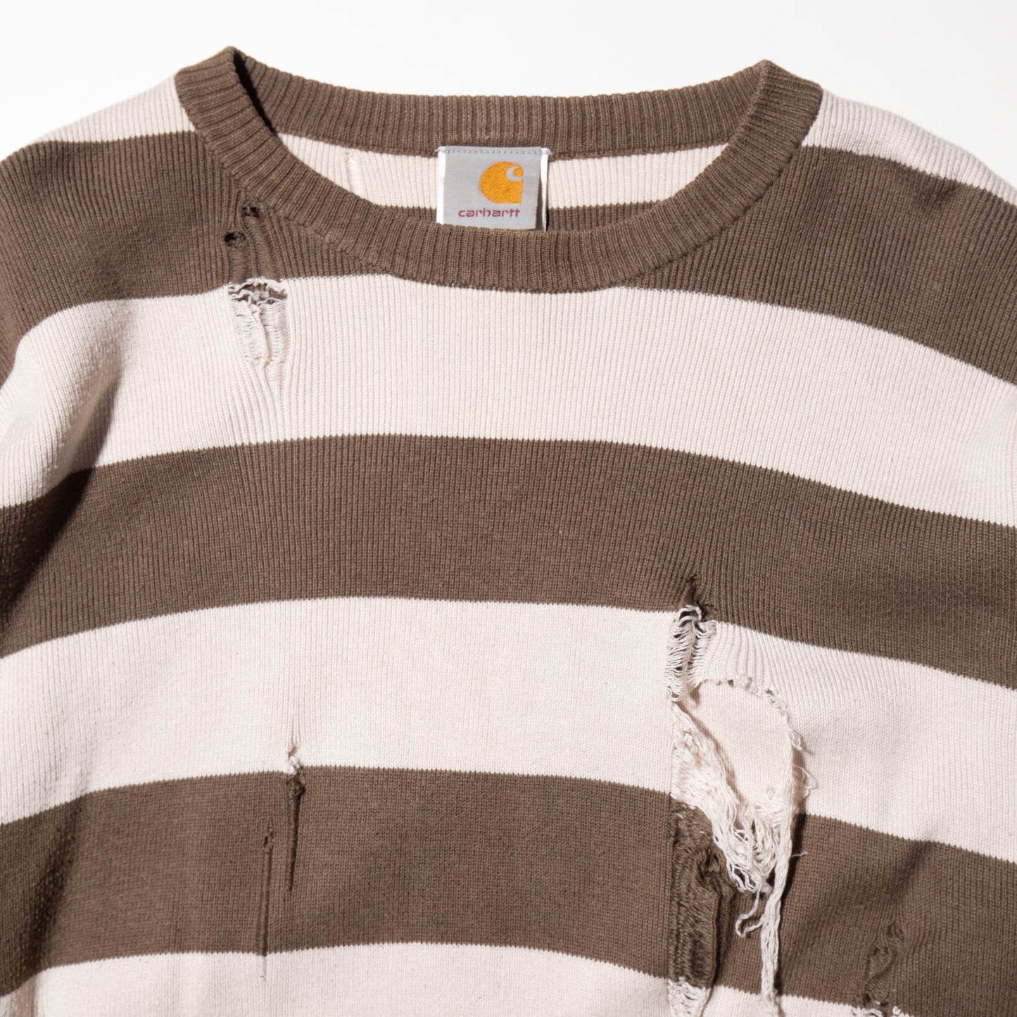 vintage carhartt broken border sweater