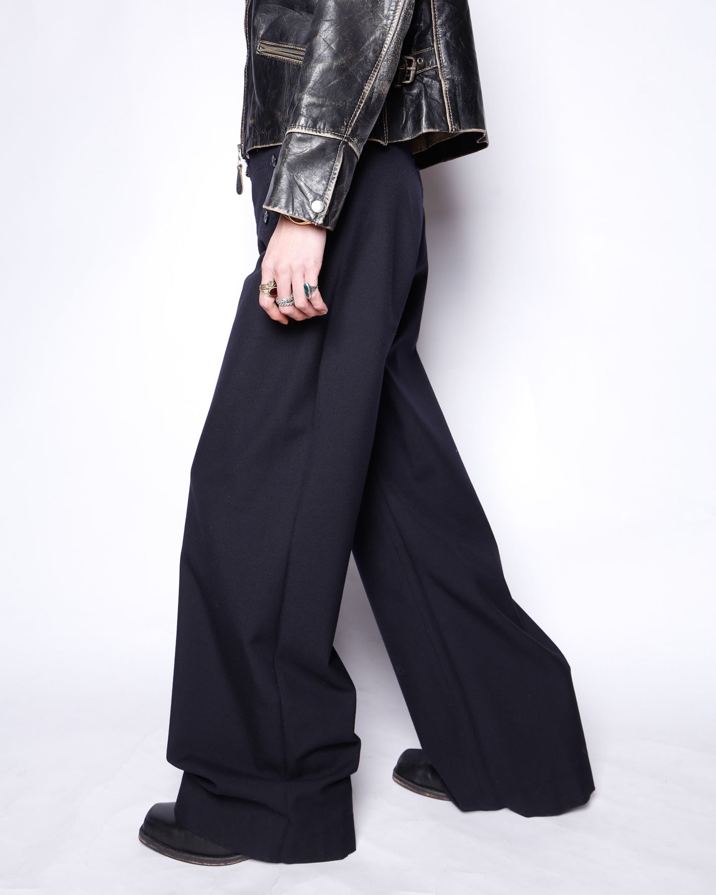 vintage twill sailor trousers