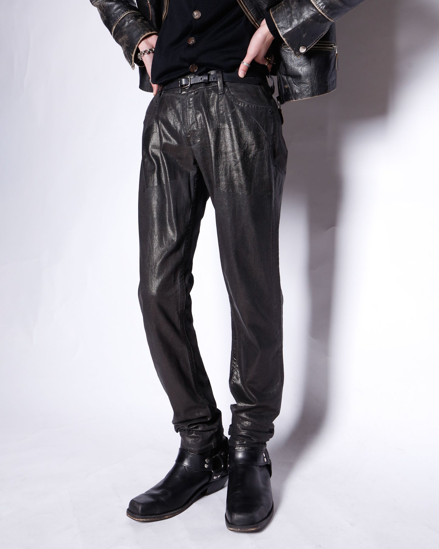 vintage hudson coating stretch trousers