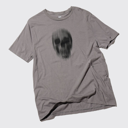 vintage 00's Donna Karan skull t-shirt