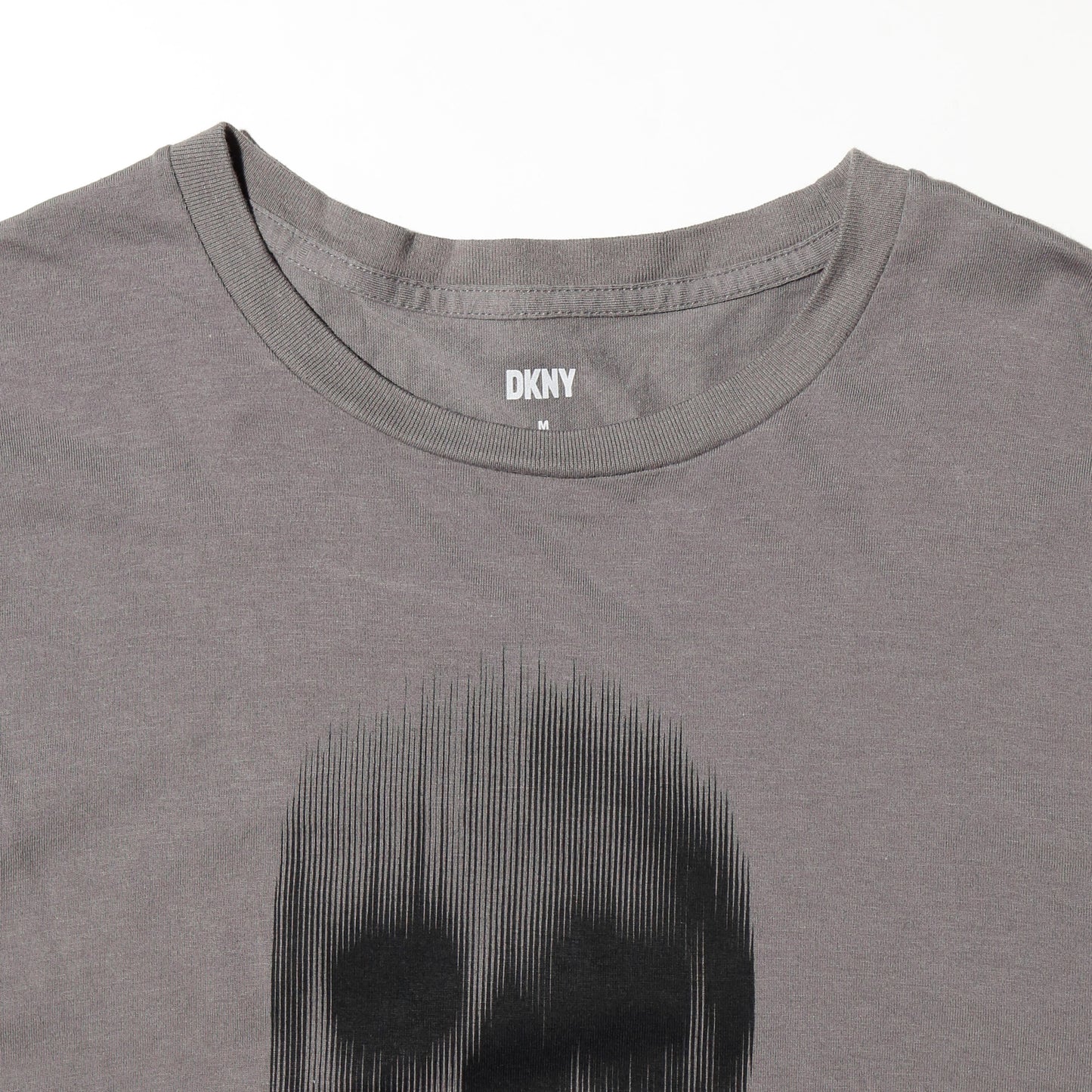 vintage 00's Donna Karan skull t-shirt