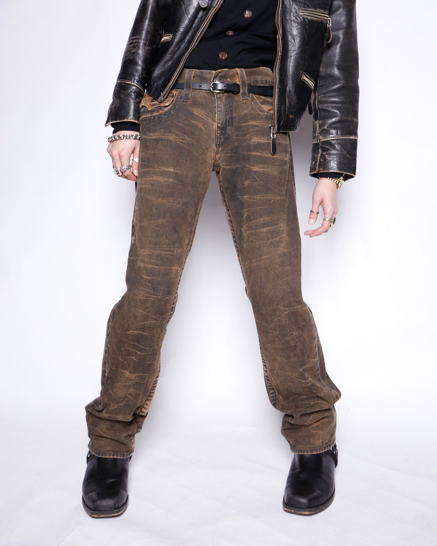 vintage 00's true religion ricky dust jeans