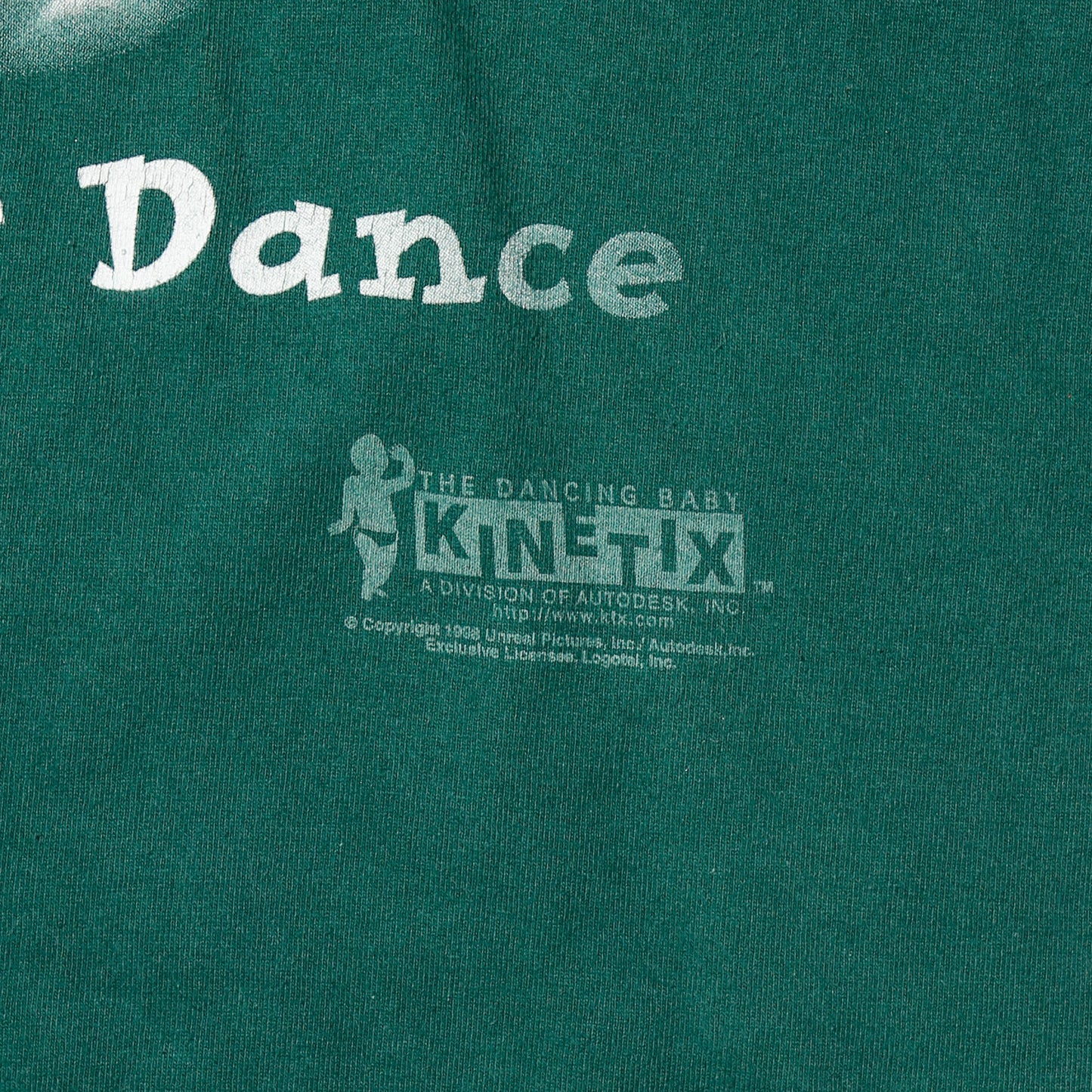 vintage 1998's Dancing baby t-shirt