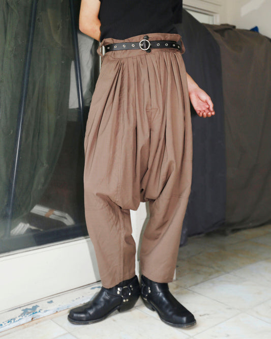 vintage pleats sarouel pants