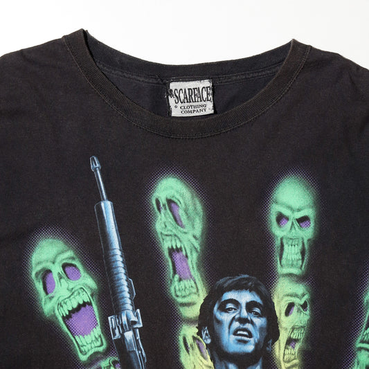 vintage 00's scarface tony montana "bye hater" t-shirt