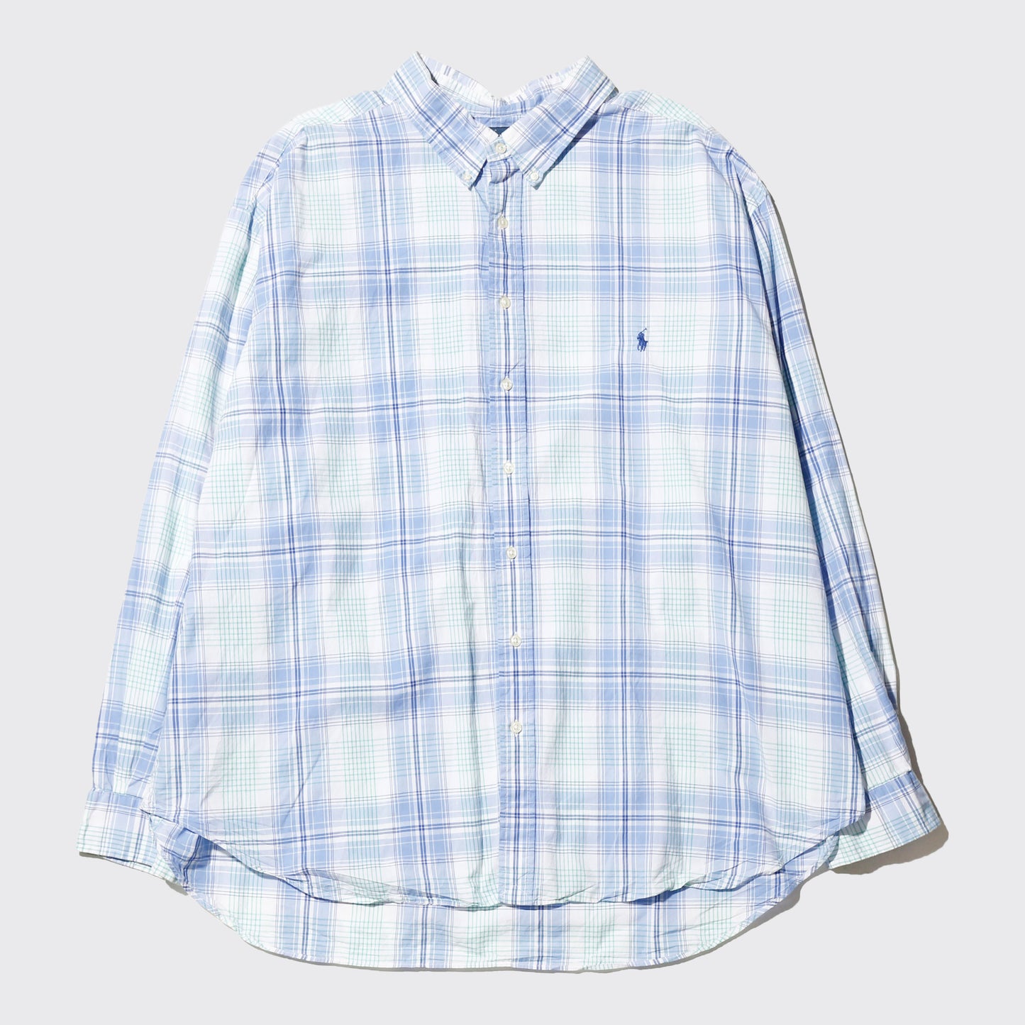vintage polo ralph lauren wide check shirt