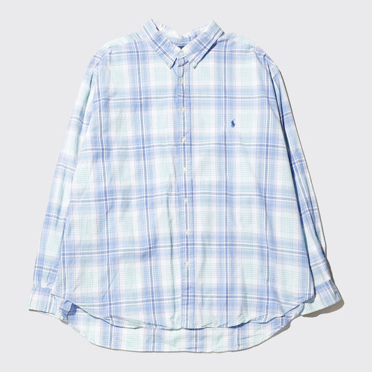 vintage polo ralph lauren wide check shirt